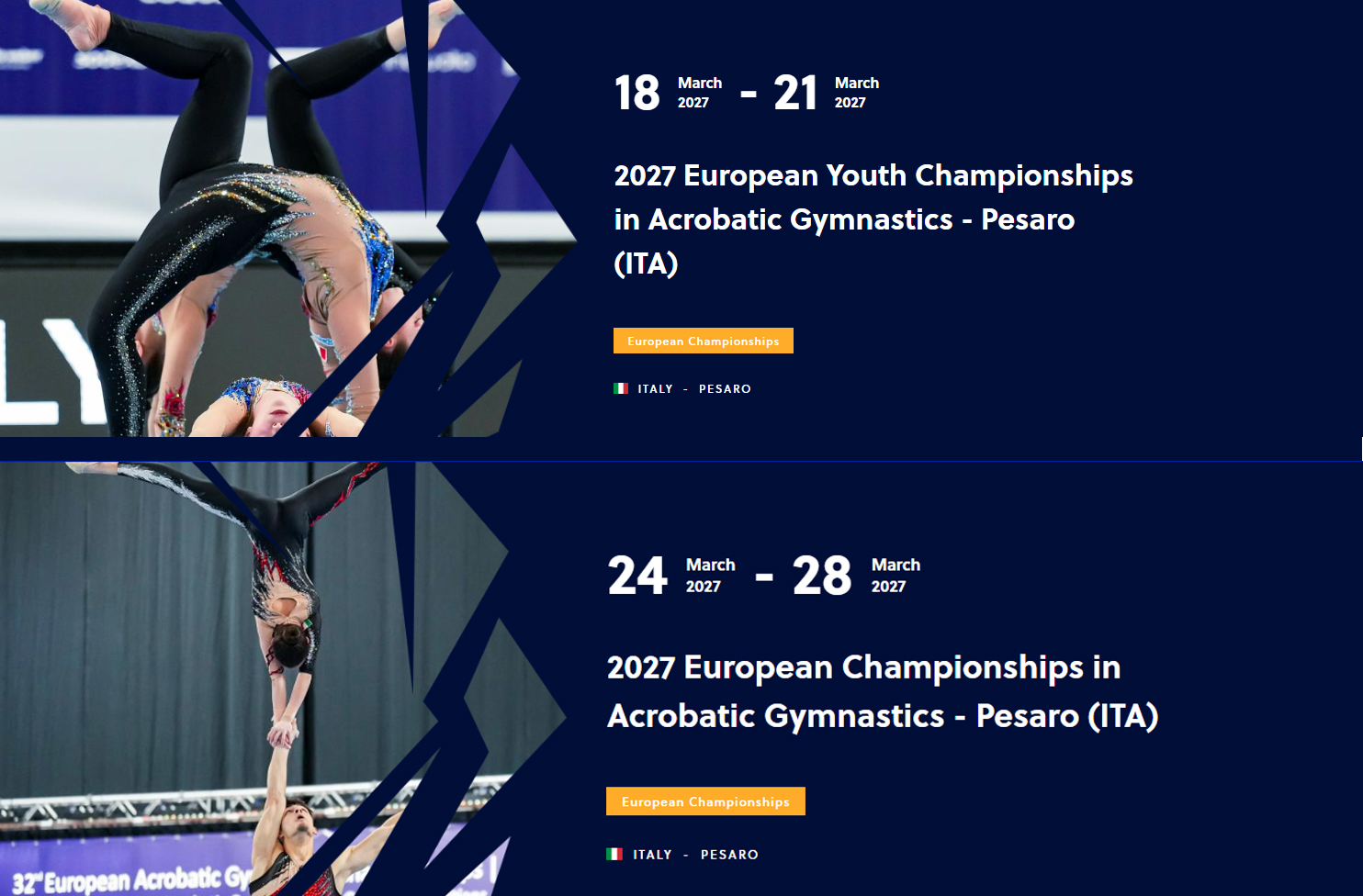 campionato europeo ginnastica acrobatica